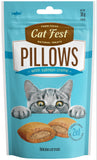 Catfest Pillows With Salmon Creme Cat Treat