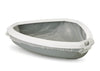 Savic Rincon Corner Cat Litter Tray – With Removable Rim