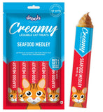 Drools Creamy Treats Seafood Medley Cat Treats Buy 4 Get 1 Sachet Free I