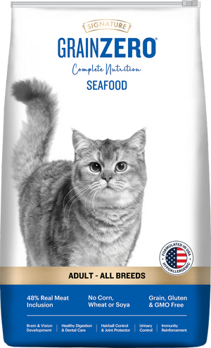 Signature Grainzero Adult All Breed Seafood Cat Dry Food