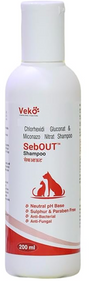 Veko SebOUT Antibacterial & Antifungal Shampoo – For Dogs & Cats
