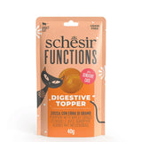 Schesir Functions Digestive Topper Food for Sensitive Adult Cats Pumpkin with Wheat Grass