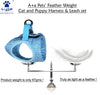 A+a Pets Feather Weight Harness & Leash Set For Cat & Small Dogs