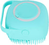 Smarty Pet Soft Silicone Bath Brush With Shampoo Dispenser (Color May Vary)