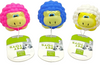 Smarty Pet Sheep Face Squeaky Dog Toy