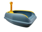 Smarty Pet Dual Colour Open Plastic Cat Litter Tray With Scoop