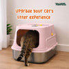 Pawpaya Mojo Stainless Steel Cat Toilet Assorted Colours