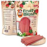 First Bark Fruity Blast Strawberry Bust Dog Treat