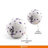 Fofos White & Purple Super Bounce Ball