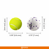 Fofos White & Purple Super Bounce Ball