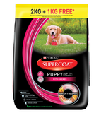 Supercoat All Breed With Chicken Puppy Dry Food (2 + 1Kg Free)