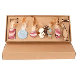 Holy Paws Single Cat Wand Toy With Assorted Toy Designs