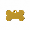 Kennel Brass Bone Shape Name Tag - Medium