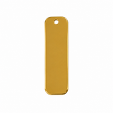 Kennel Brass Pendant Shape Name Tag - Large