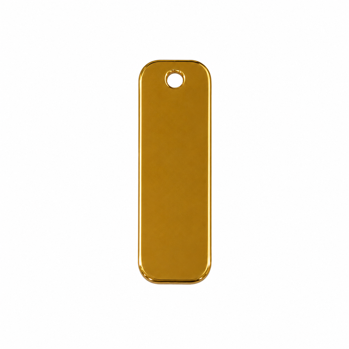 Kennel Brass Pendant Shape Name Tag - Small
