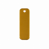 Kennel Brass Pendant Shape Name Tag - Small