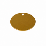 Kennel Brass Oval Shape Name Tag - Large