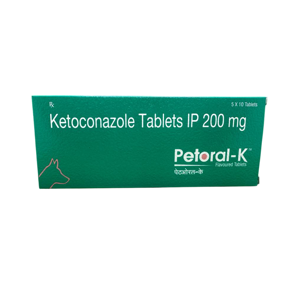 TTK: Petoral-K Ketoconazole 200 mg Tablets for Dogs