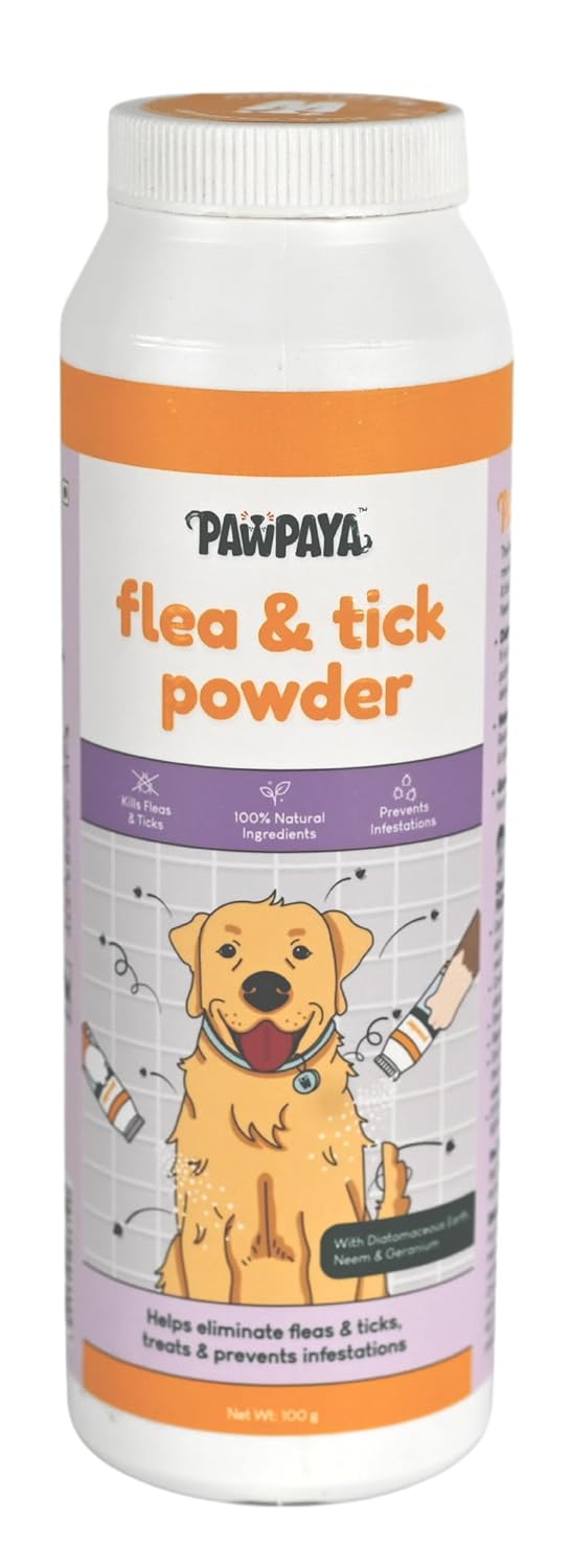 Pawpaya Flea And Tick Powder For Dogs & Cats