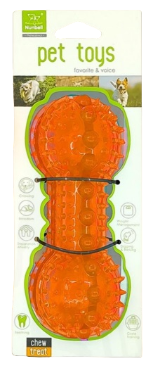 Nunbell Spike Dumbell Treat Dispenser Toys