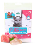 Basil Purrfect Dental Sticks Treat For Cat