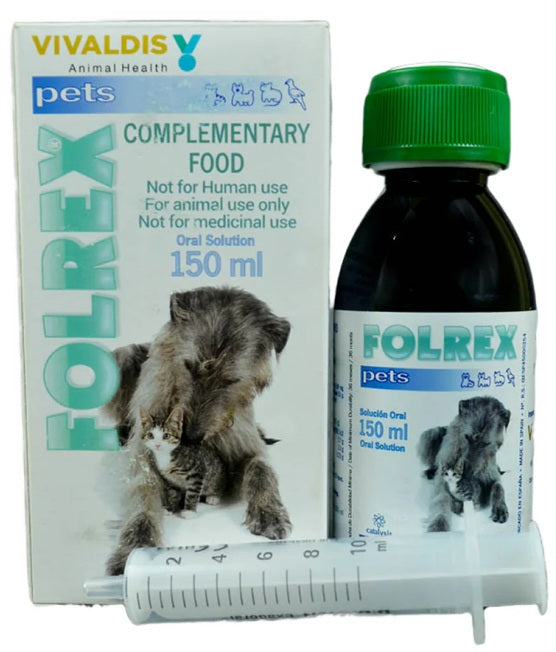 Vivaldis : Folrex Pets Oral Solution – Complementary Food for Pets: