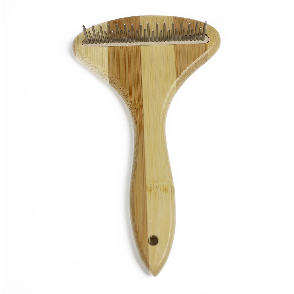 Smarty Pet Designer Wooden Bamboo Undercoat T-Shape Rake Comb