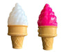Holy Paws Chilled Bite Resistant Ice Cream Cone TPR Drinking Pet Toy