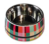Smarty Pet Melamine Designed Printed Stainless Steel Non-Skid Rubber Bottom Bowl (Multi Print)
