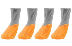 Holy Paws Silicon Base Socks Rubber Sole With Velcro Straps Traction Control Anti-Slip Boots For Dog