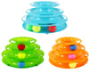 Smarty Pet 3 Level Tower Track Roller Cat Toy With Colourful Balls