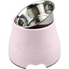 Smarty Pet Elevated Melamine & Stainless Steel Pet Bowls With Anti-Skid Base (Color May Vary)