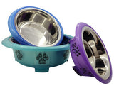 Holy Paws Oval Fusion Bowl With Non-Skid Bottom For Dog (Color May Vary)