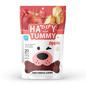 Happy Tummy : Daily Dental Chews for Dogs – Apple