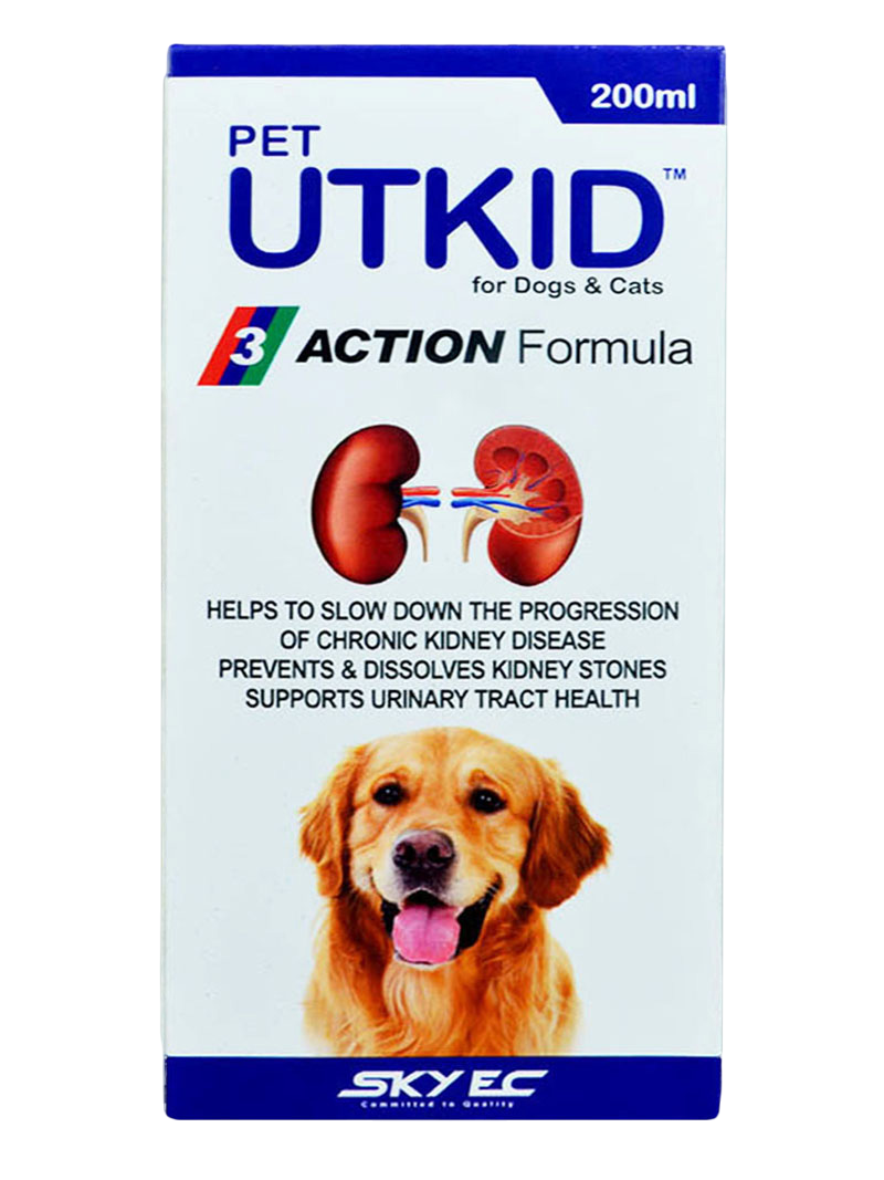 Skyec Pet UTKID – 3 Action Kidney Support for Dogs & Cats