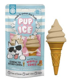 Imaginelees Pup Ice Vanila & Peanut Butter Flavour Waffle Cones -  2 Pcs