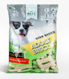 Basil Bone Shaped Adult Dog Biscuits