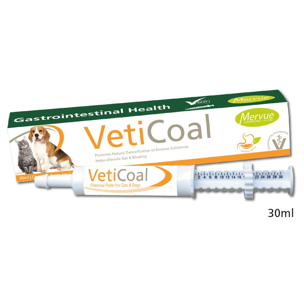 Mervue Veticoal Charcoal Paste For Dog & Cat