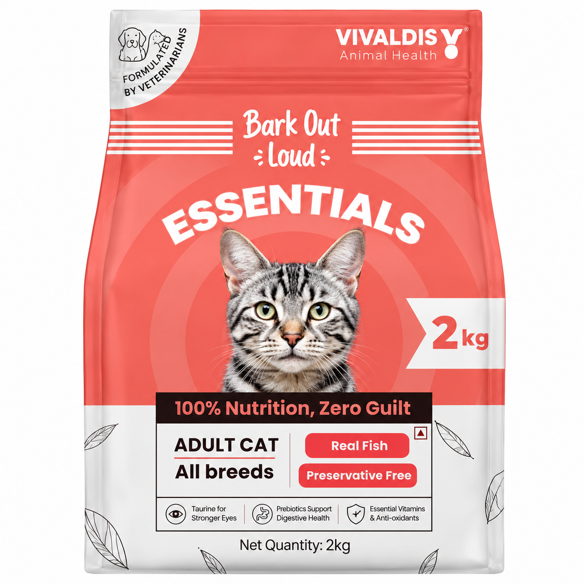 Vivaldis Bark Out Loud Essential Adult Cat All Breed Dry Food