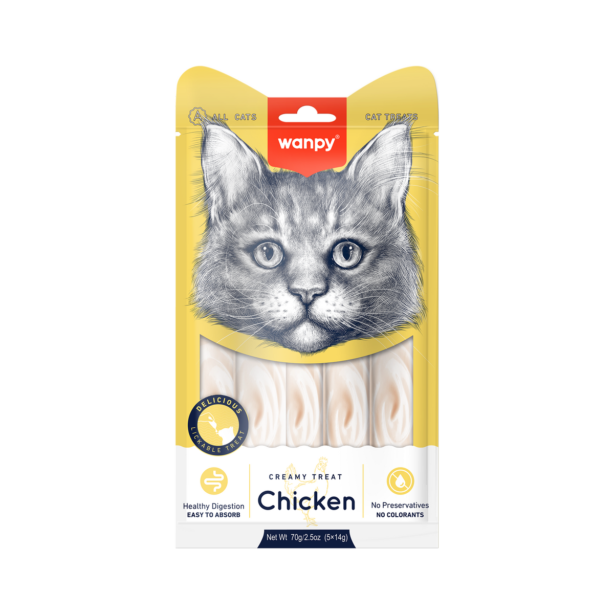 Wanpy Creamy Treats For Cat