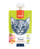 Wanpy Tasty Meat Paste – Tuna with Chicken & Carrot Cat Treat