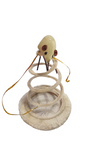 Smarty Pet Mouse Toy With Spiral Steel Wire Automatic Scratch Rope & Plush Spring Plate