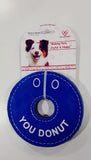 Guts And Glory Derrick The Donut Dog Toy - Blue