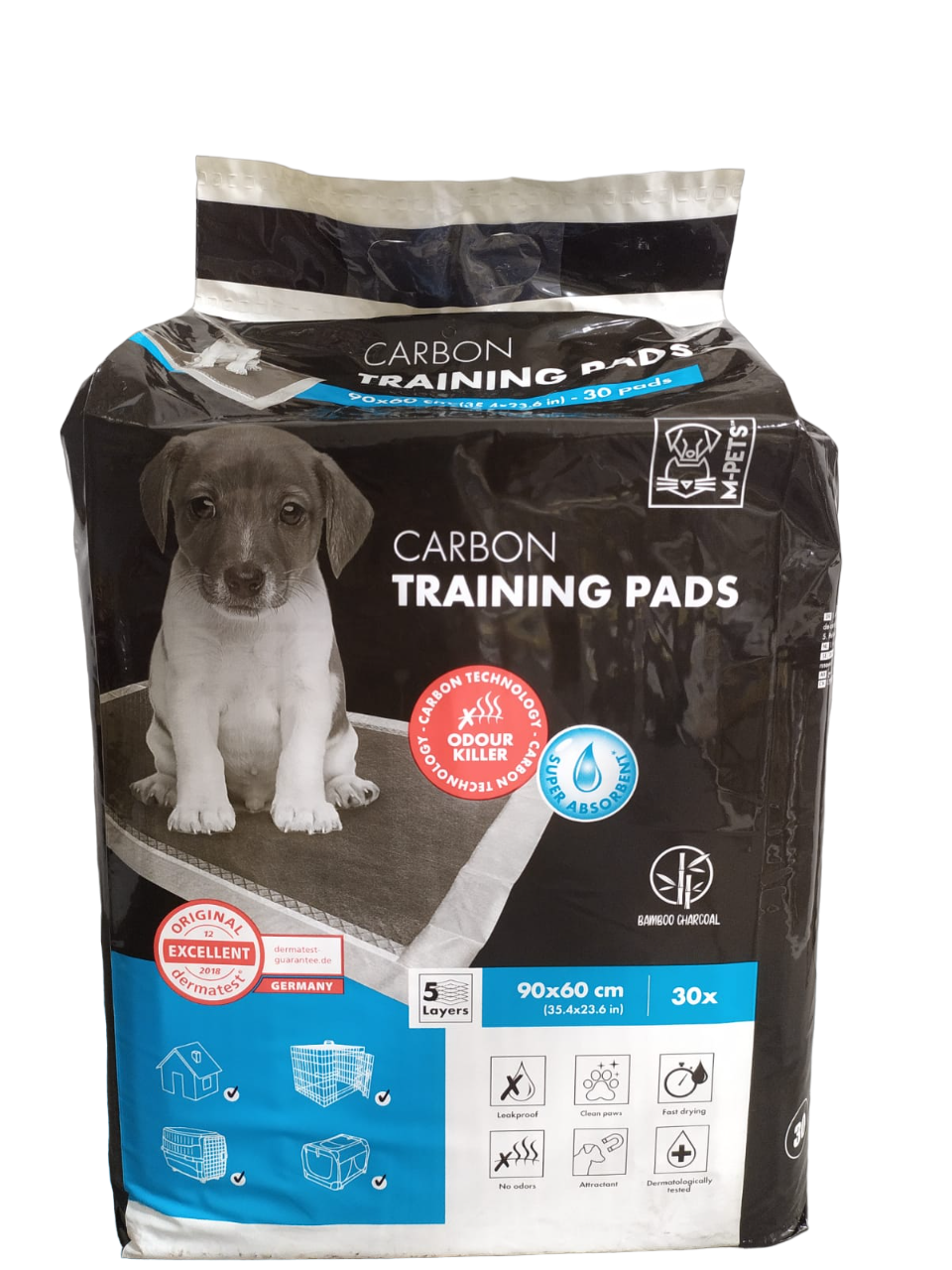 M-Pets Carbon Training Pads - 90 x 60 cm