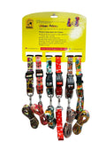 Kennel Printed Adjustable Click Collar & Lead For Dog