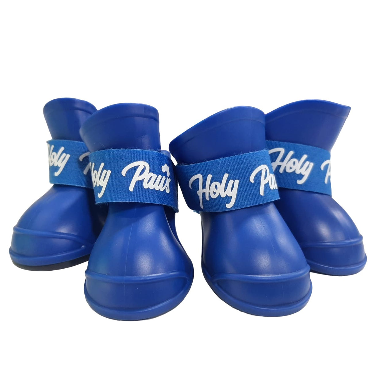 Holy Paws Silicone Waterproof Non-Slip Latex Rain Boots (Color May Vary)