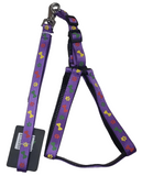 Smarty Pet Leash & Harness Nylon Print Padded