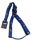 Smarty Pet Leash & Harness Nylon Print Padded