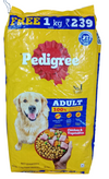 Pedigree Chicken & Vegetable Adult Dog Dry Food  (10 kg + 1kg Inside Free)