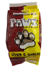 Naughty Pet Paw Liver & Garlic Dog Biscuits